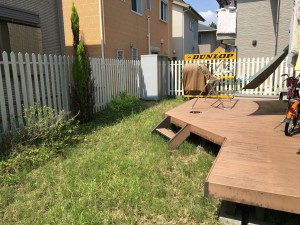 お庭の防草対策